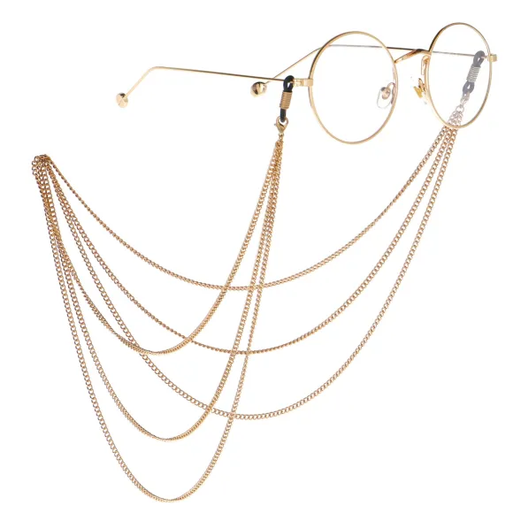 glasses gold accessories